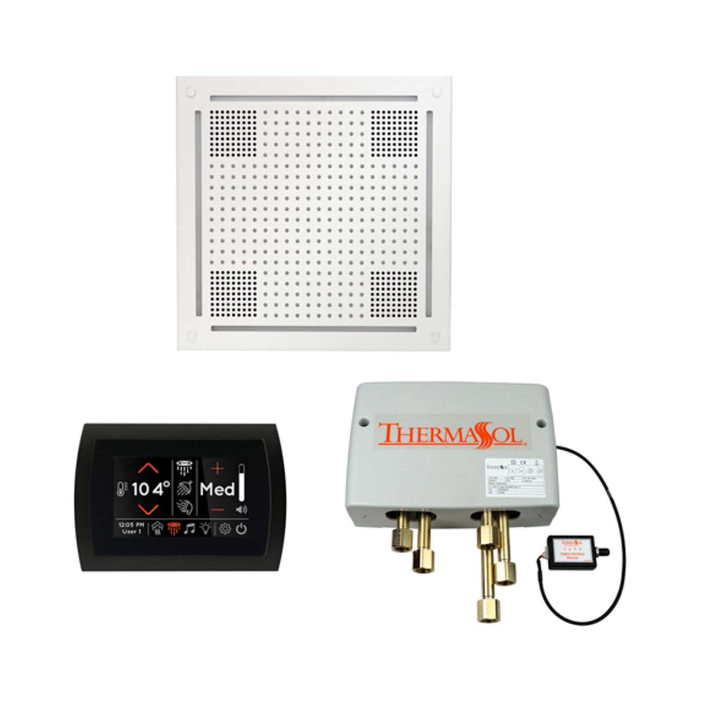 ThermaSol STC & HydroVive Wellness Shower Package With Digital Shower Valve (SAK40716)