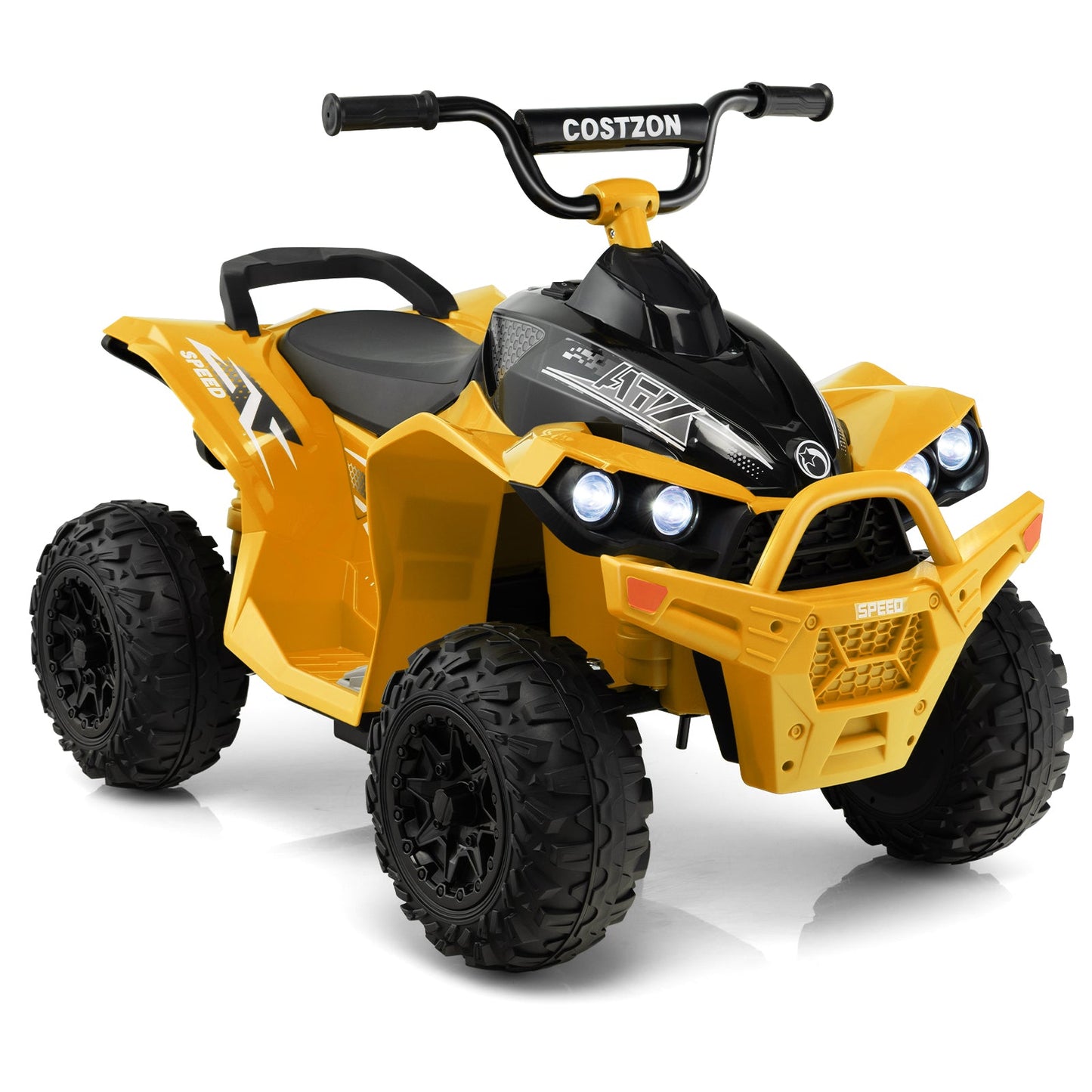 ATV-Inspired 12V Battery Powered Ride-on Toy Car for Kids in Eye-Catching Colors