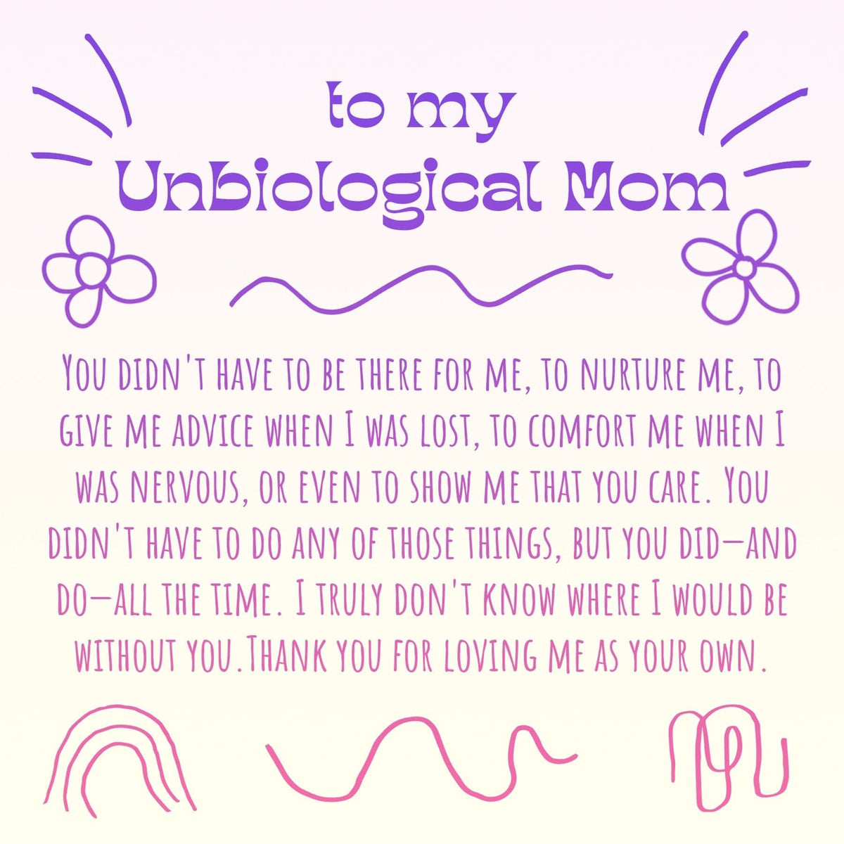 Unbiological Mom Gift Box Set