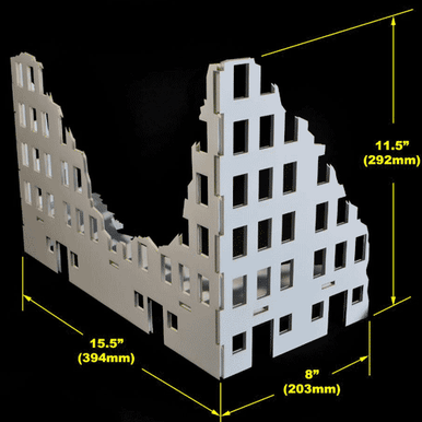Ruined City Building - 28MMDF003