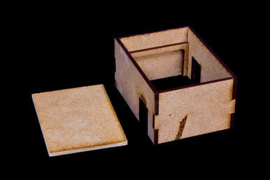 Middle East One Story Building With Removable Roof (MDF) - 15MMDF010-R