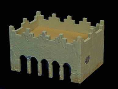 Middle East One Story Building With Removable Roof (MDF) - 15MMDF012-R