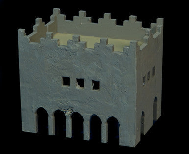 Middle East Two Story Building - 28MMDF016