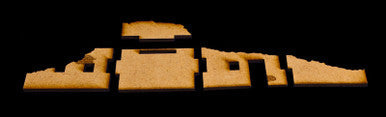 Ruined Afghan Style Hovel (MDF) - 15MMDF070