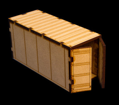 20' Shipping Container (With Open Door) - 28MMDF151-2
