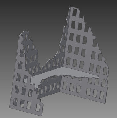 Ruined City Building - 28MMDF003-1