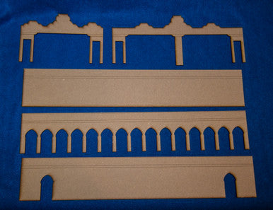 Middle Eastern City Walls - 28MMDF083