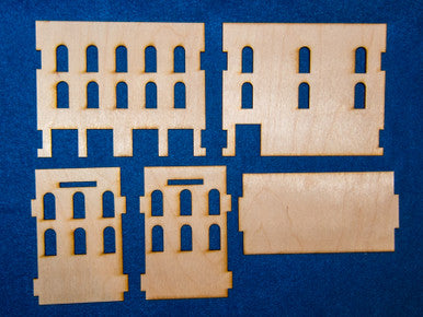 Middle East Three Story Building (MDF) - 15MMDF025