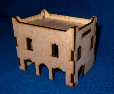 Middle East Two Story Building With Removable Roof (MDF) - 15MMDF018-R