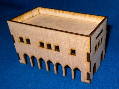 Middle East Two Story Building (MDF) - 15MMDF017