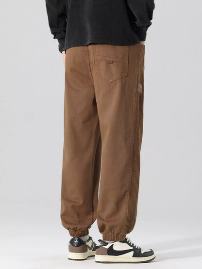 Men's Plus Size Drawstring Cargo Joggers