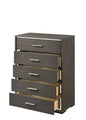 Escher Chest - Gray / Oak
