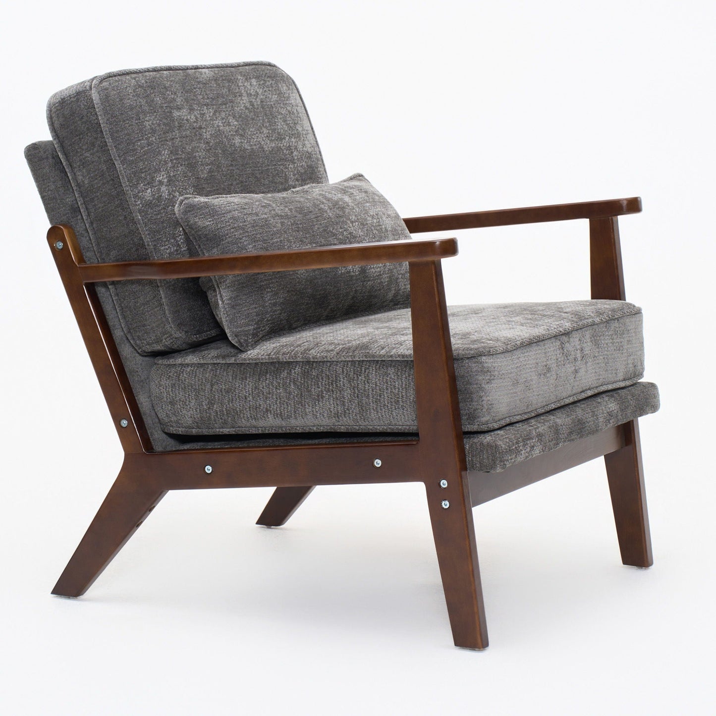 Living Room Chair With Lumbar Pillow