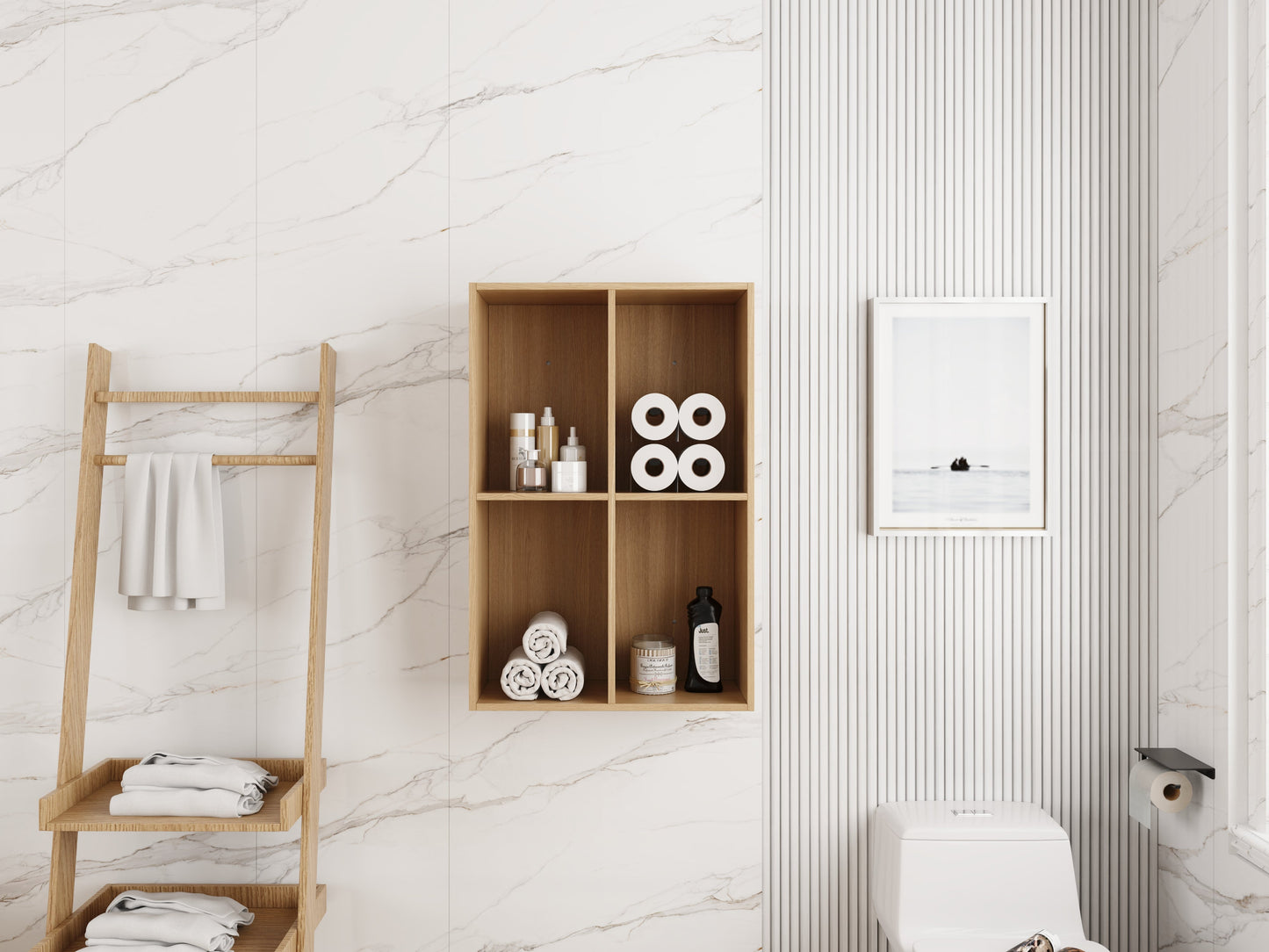 24 Inch Small Wall Mounted Storage Shelves