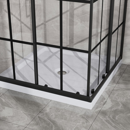 Goodyo Corner Shower Door - 36" D x 36" W x 72" H
