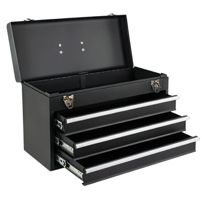 465-Piece Mechanics Tool Set with 3-Drawer Heavy Duty Metal Box Repair Tool Kit