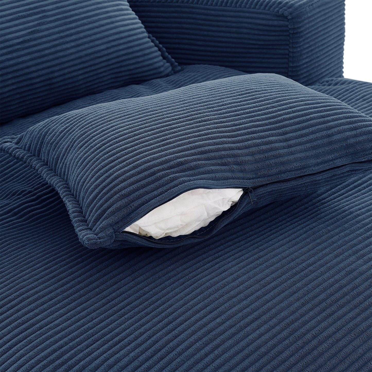 360° Swivel Accent Barrel Chair With Dual Layer Cushion And 3 Removable Pillows