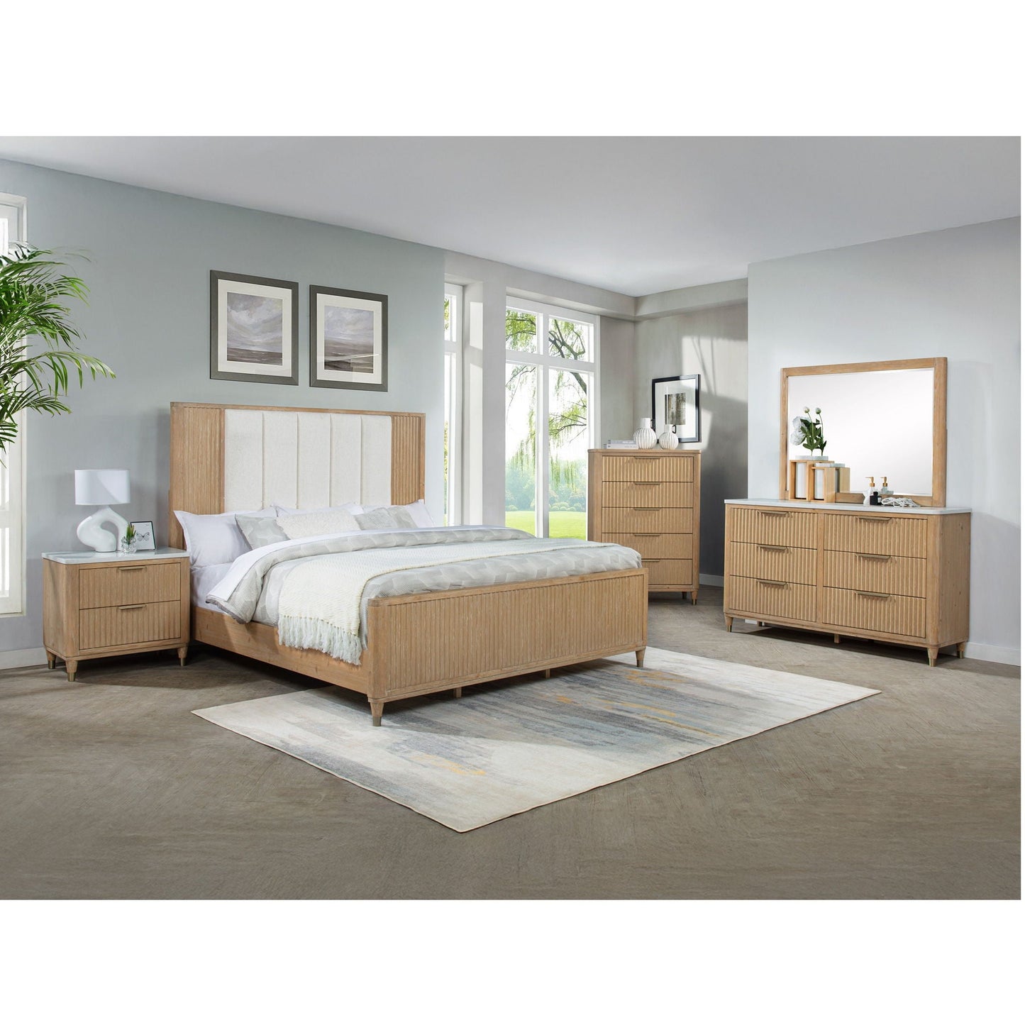 High Headboard Bed