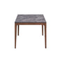 Bevis - Engineered Stone Top Dining Table - Walnut