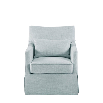 Traditional Design London Skirted Swivel Chair
