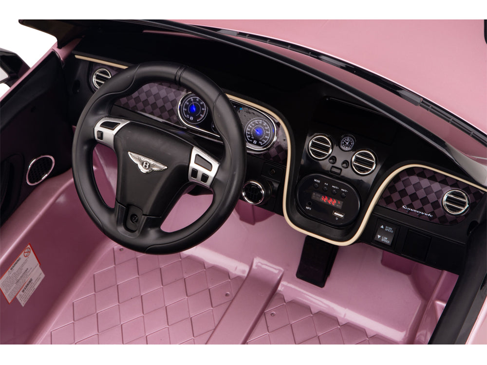 2 Seater Bentley Continental Ride On Car For Children W/Magic Cars® Wireless Parental Control
