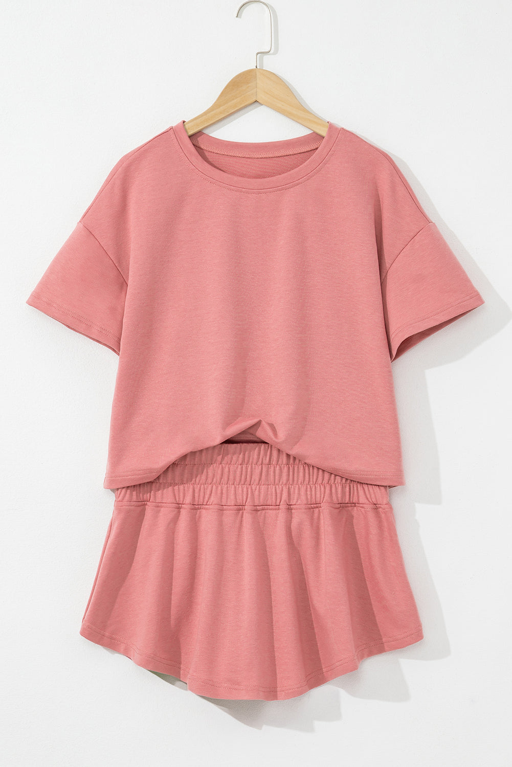 Evelynn Blossom 2pcs Cropped Tee Set