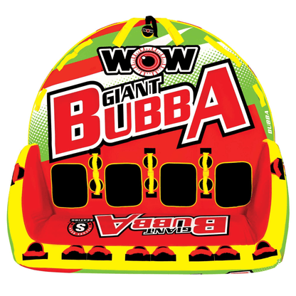 WOW Watersports Big Bubba 1 to 4 Person Inflatable Towable Deck Tube