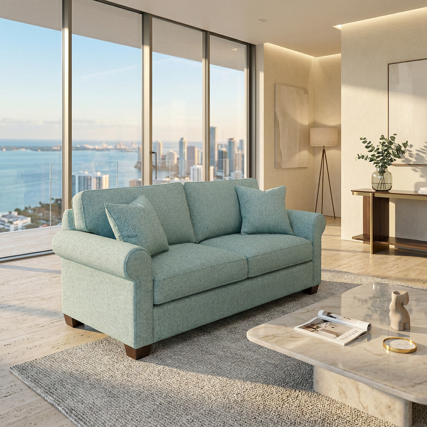 Irlanda Sofa – Made in USA, Custom Fabric Options