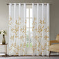 Burnout Printed Curtain Panel (Only 1 Pc Panel)
