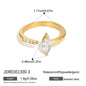 Four Style Zircon Ring Collection