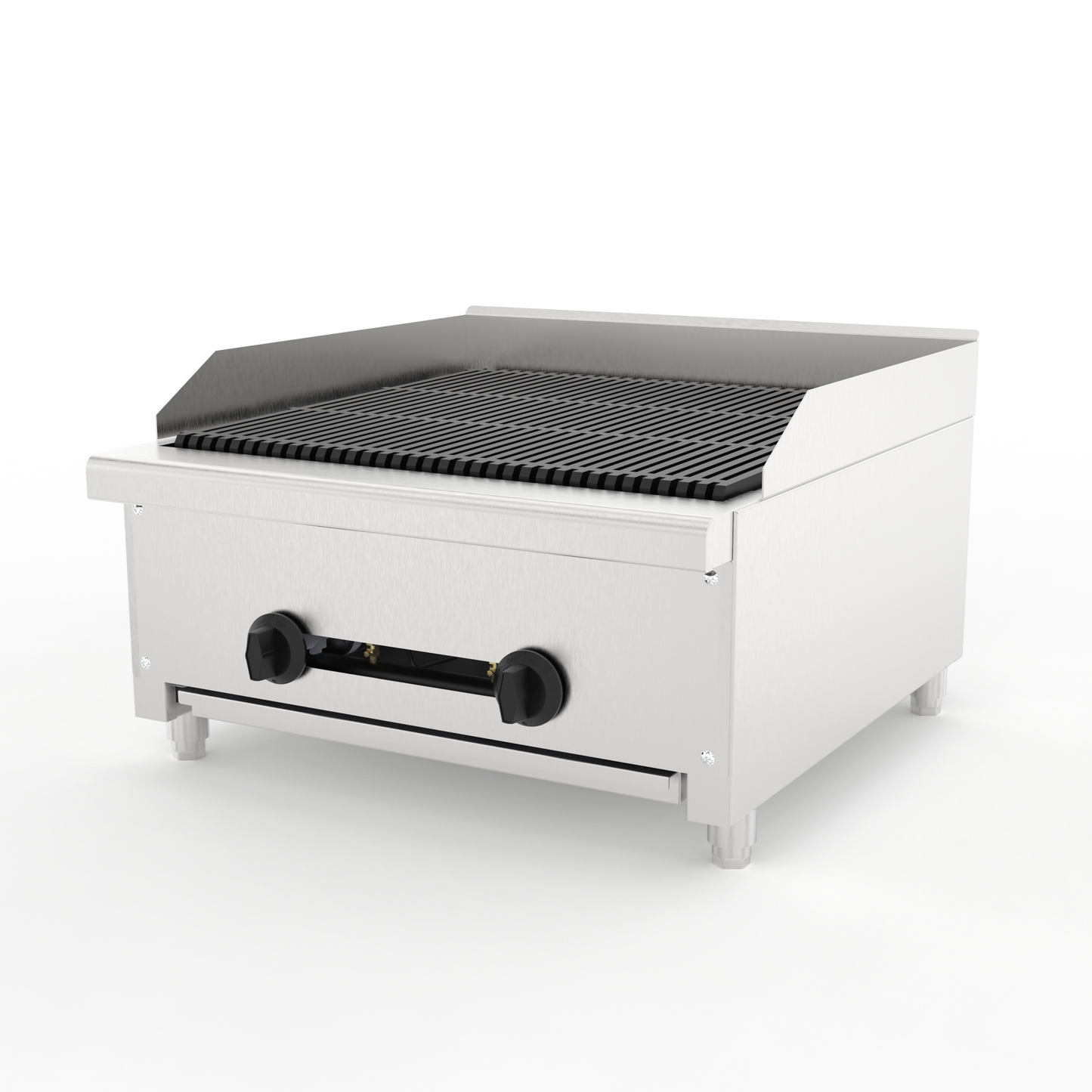 24 Inch Commercial Gas Lava Rock Charbroiler