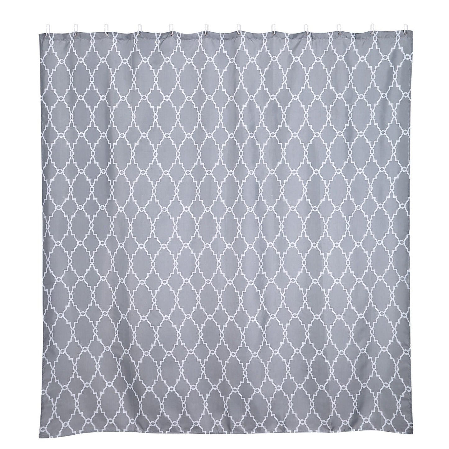 Shower Curtain Waterproof 70x70Ó Inches Bathroom Shower Drape Liner Print Polyester Fabric Bathroom Curtain w/ 12 Hooks for Bathtub Shower Stall
