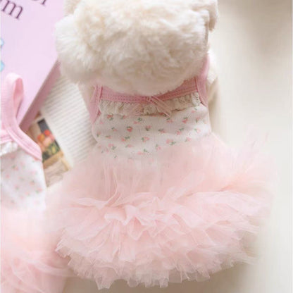 Cute Strap Ballet Puffy Dress By Malteshishi