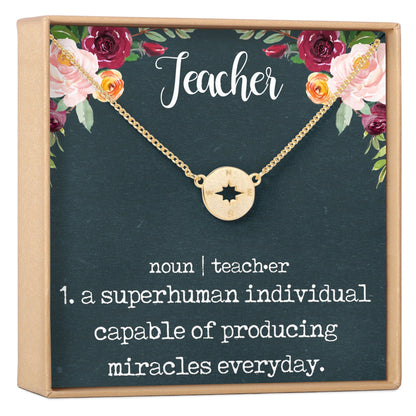 Teacher Necklace, Multiple Styles