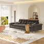 104.7" Modern 4-Seater Cloud Sofa with Wide Flip Armrests