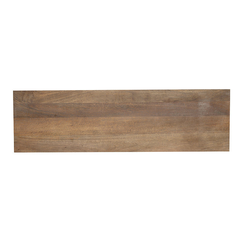 55x16x22.5" TV Cabinet With Recycled Wood 2 Door