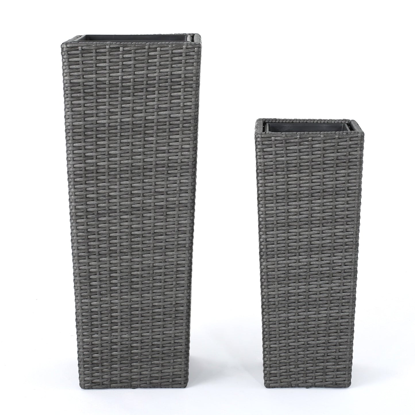 Rattan Flower Pot Set