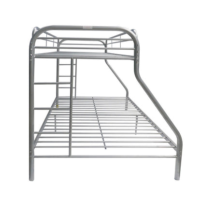 Tritan - Twin / Full Bunk Bed - Silver