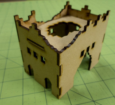 Middle East Two Story Building (MDF) - 15MMDF016-D