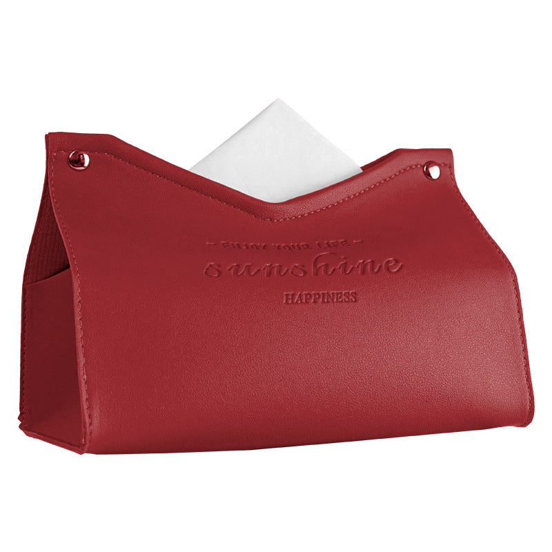 Leather Tissue Box, Hotel Pumping Box, Home Living Room, Creative Gift Box