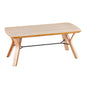 Folia - Mid-Century Modern Bench - Natural