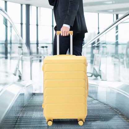 3 Pieces Set 20" / 24" / 28" Spinner Wheel Luggage With Combination Lock