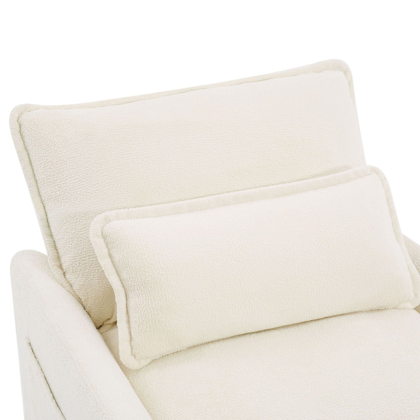 Modern Loveseat Sofa, Upholstered Couch With Side Storage Pockets