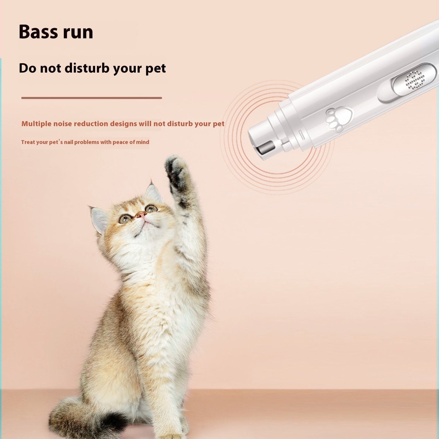 Pet Nail Trimmer Boxed USB Rechargeable