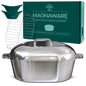 Oval Dutch Oven with Lid - 10 Quart (15 Inch)