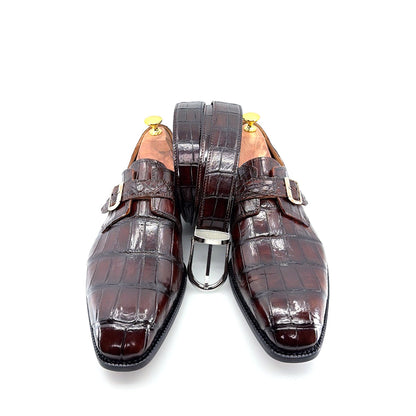 Maurice Custom Alligator Belt - Brown