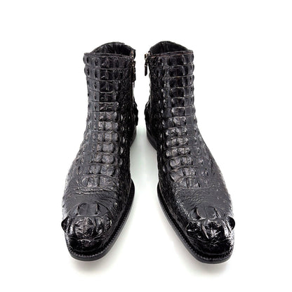 Maurice El Paso Hornback Alligator Boot Black