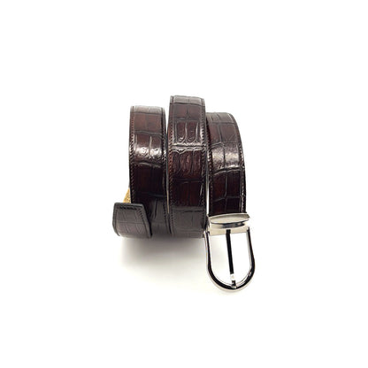 Maurice Custom Alligator Belt - Brown