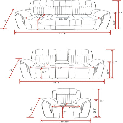 Steban - Glider Recliner - Gray