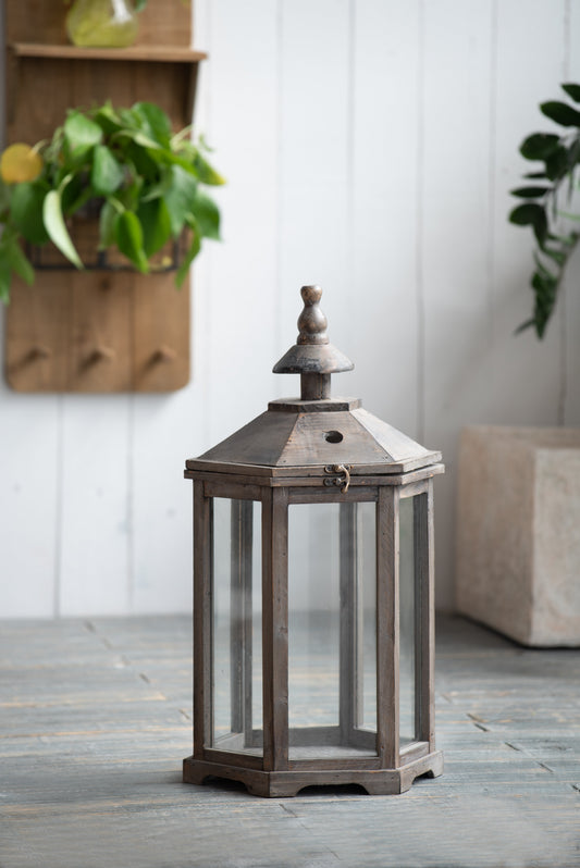 S/2 Graca Polygon Temple Garden Lanterns